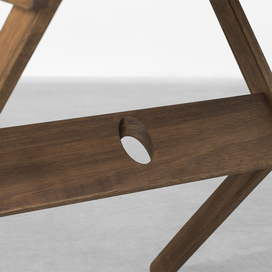 mesa redonda dobravel detalhe
